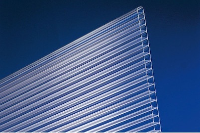 Stegdoppelplatten transp. 105x200x1cm
