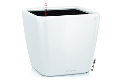 Lechuza - 3er-Set Blumenkästen mit Integriertem Bewässerungssystem Quadro Premium 35 LS - Weiss