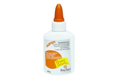 Bastelkleber, weiß, Flasche 40 g
