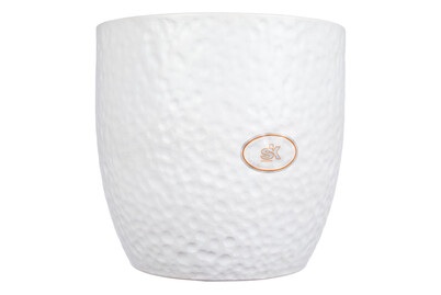 Übertopf Boston Ø13 cm weiss