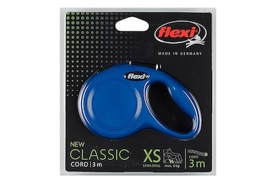 Flexi New Classic XS, blau, 3m