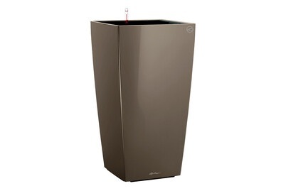 Lechuza - 2er-Set Blumenkästen mit Integriertem Bewässerungssystem Cubico Premium 40 - Taupe