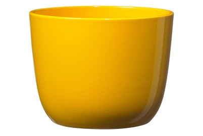 Übertopf Sevilla 11cm gelb