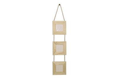 Holz-Fotorahmen,an Kordel,52 cm,Rahmen 1