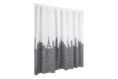 Spirella Duschvorhang Urb.240x180 black