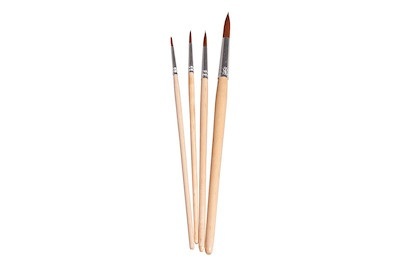 Pinselset 4 Stk. rund
