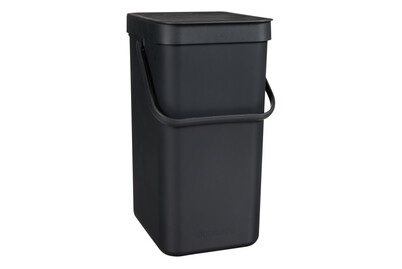 BRABANTIA - Abfalleimer SortGo - anthrazitgrau - Kunststoff - 24.9cm/20cm