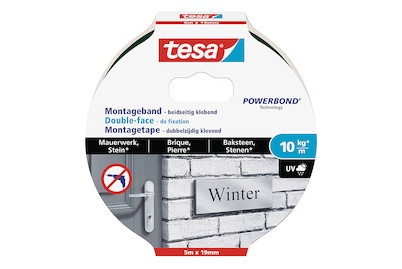 tesa 77749-00000-00 Montageband tesa® POWERBOND Schwarz (L x B) 5000 mm x 19 mm 1 Rolle(n)