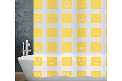 Q&P Duschvorhang Moods 120x200 gelb