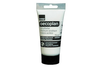 Oecoplan Acrylfarbe seidenglänz. Weiss