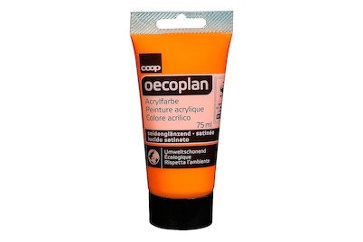 Oecoplan Acrylfarbe seidenglänz. Orange