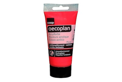 Oecoplan Acrylfarbe seidenglänz. Rot