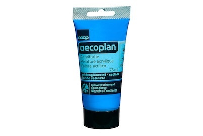 Oecoplan Acrylfarbe seidenglänz. Zyanbl.
