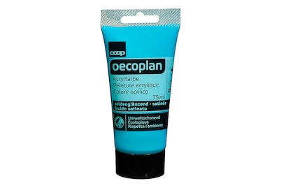 Oecoplan Acrylfarbe seidenglänz. Türkis