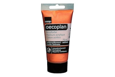 Oecoplan Acrylfarbe seidenglänz. Kupfer