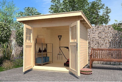 Weka Gartenhaus 179 Gr. 3, natur, 28 mm,