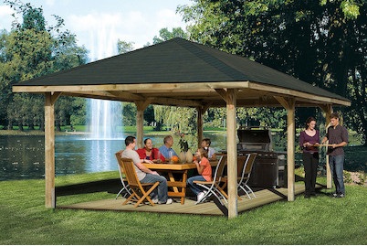 Weka Gartenoase/Carport 651 B Gr.3