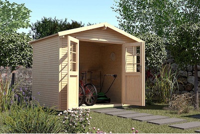 Weka Gartenhaus 218 Gr. 1, 28 mm, Sattel