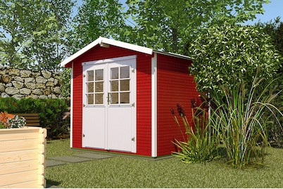 Weka Gartenhaus 218 Gr. 1, 28 mm, Sattel