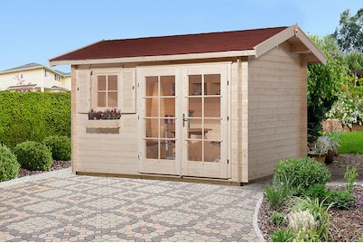 Weka Gartenhaus 163 Gr.3, seitl. Eingang