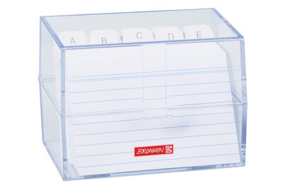 Karteibox A7 transparent A-Z