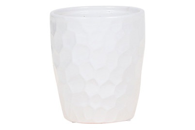 Übertopf Honey Ø9cm weiss