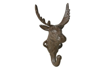 Wandhaken Hirsch 10x15.5CM Gusseisen