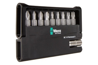 Wera 8151/55/67-9-899 05073416001 Bit-Set 10teilig Kreuzschlitz Phillips, Kreuzschlitz Pozidriv, Innen-TORX