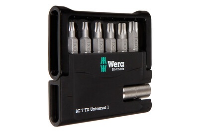 Wera 867/1 Z Mini-Check TORX® 05073404001 Bit-Set 7teilig Innen-TORX