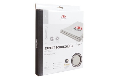Doppler Schirmhülle 350 cm , Exm 350 , Grau , Textil , Uni , 000462010959
