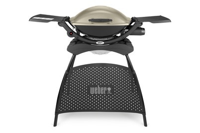 weber - Gasgrill Q 2000 mit Stand - Titan