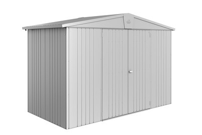 Biohort - Gerätehaus EUROPA 4A - silber - Metall - 156/316/209 cm