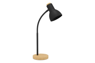 Eglo Tischleuchte Veradal schwarz/Holz E27