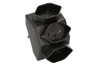 Max Hauri AG 108216 Steckdosen-Verteiler Schwarz