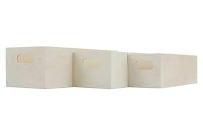 GLOREX Blumenkasten Holz