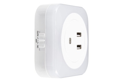 LED-Nachtlicht Brit, Sensor USB-Anschluss, eckig