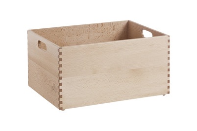 Allzweckkiste Buche lackiert