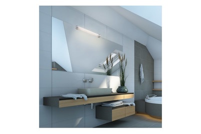 BRILONER LED Badezimmerleuchte Wandspiegel KRISTAL COOL&COSY