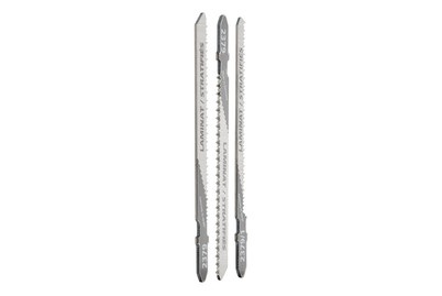 3 Stichsägeblätter Wolfcraft 2379000 Laminat, Parkett 3 St.
