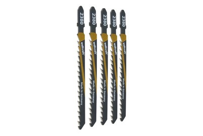 WOLFCRAFT 5 Stichsägeblätter HCS