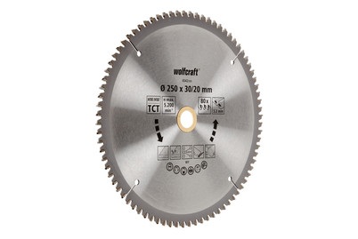 WOLFCRAFT Sägeblatt 1 Kapp HM 80Z