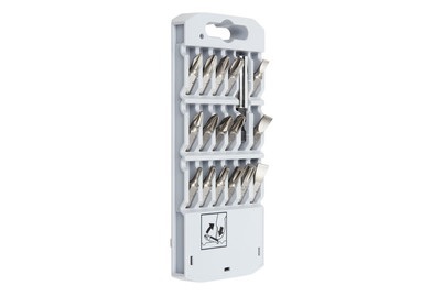 Wolfcraft 8633000 Bit-Set 17teilig Schlitz, Kreuzschlitz Phillips, Kreuzschlitz Pozidriv, Innen-TORX