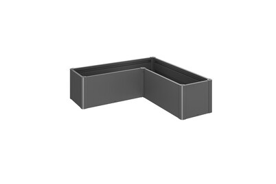 Biohort - Hochbeet BELVEDERE MINI - Metall - dunkelgrau - 152/152/45 cm