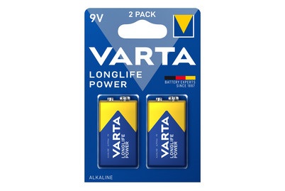 Varta High Energy / 9V / 6LR61 2 Stück Batterien