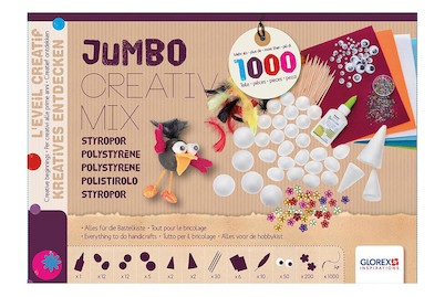 Jumbo Creativ-Mix Styropor ca. 1'100 Tei