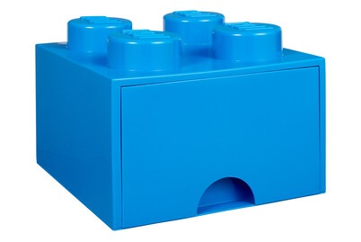Room Copenhagen LEGO® Drawer Aufbewahrungsbox Brick 4 blau