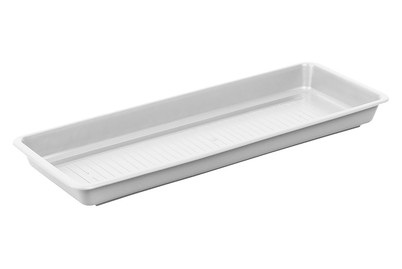 Testrut - Untersetzer für Blumenkasten 60 cm - Weiss