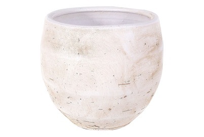 Madeira Topf Ø32x31weiss