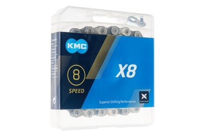 KMC X8 Kette 7/8-fach silver/grey 114 Links 2019 Ketten