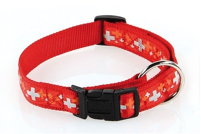 SwissLine Halsband 19mm/32-52cm reflekt.